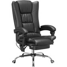 Black Massage Chairs Vinsetto PU Leather High-Back Heated Massage Chair