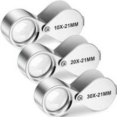 Magnifiers & Loupes Tlily 3 Pieces Jewelers Eye Loupe Set