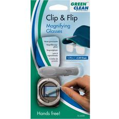 Green Clean Clip Flip Magnifier