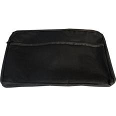 Bagcanbk A4 Canvas Zip Bags Black