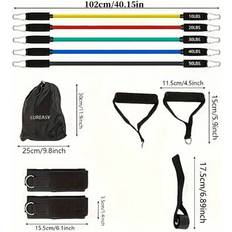 Shein Complete Resistance Band Set With Door Anchor