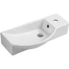 Bathroom Sinks iBathUK Large Curved Bathroom Wash Sink
