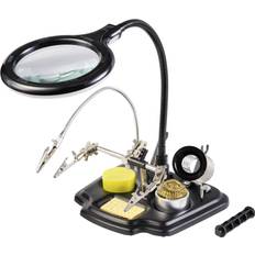 Toolcraft TO-7580322 LED Lupplampa 3 Hand Förstoringsfaktor
