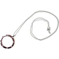 Förstoringsglas & Luppar Eschenbach Pendant Magnifier Grenzen Adjustable Size Rose 2137-R