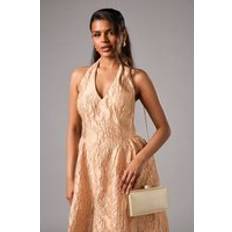 Coast Glitter Hard Clutch Bag - Gold