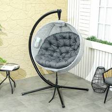 Outdoor Hanging Chairs on sale Shein Hanging Egg Chair With Folding Basket