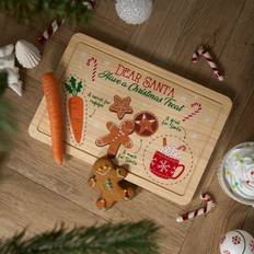 OHS Dear Santa Natural Chopping Board