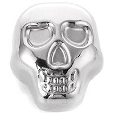Rostfritt stål Isformar Cosy@home 4 Pcs Stainless Steel Skull Head Ice Cube Tray