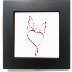 4x4 Picture Black Solid Wood Set