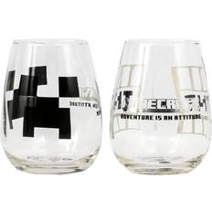 Minecraft Glass 2-Pack Crystal Glass