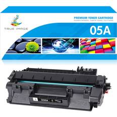 Black Toner Cartridge Fits HP CE505A LaserJet P2035 P2035 P2055 DN - 2 2x