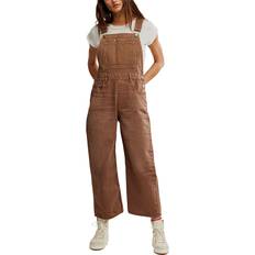 Jumpsuits & Overalls Free People Deep Trance Overall Women's Brown Sugar
