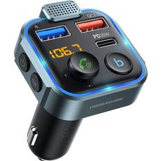 FM Transmitters Torribaly Car Bluetooth 5.0 FM Transmitter Adapter