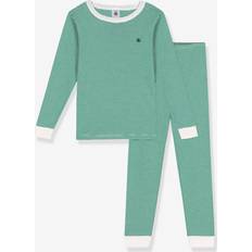 Boys - Green Night Garments Petit Bateau Striped Cotton Pyjamas Boys - Green