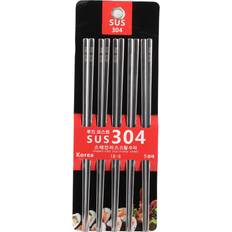 Stainless Steel Chopsticks Cosy@home Stainless Steel Slip Resistant 5 Pairs Chopsticks