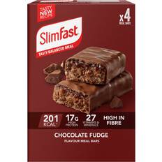 Slimfast Meal Replacement Bars Chocolate Fudge 4x60g
