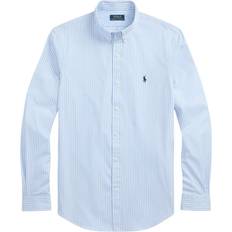 Polo Ralph Lauren Stribede Tøj Polo Ralph Lauren Slim Fit Striped Stretch Poplin Shirt - Blue/White