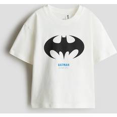 H&M Pojke Vit DC Comics T-shirt Med Tryck