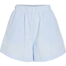 Vila Lös Shorts Vila Vicoralina Stripe Loose Randig Shorts - Blå