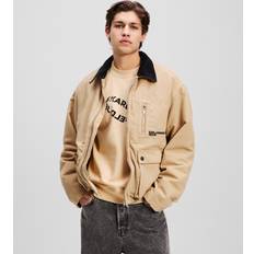 Karl Lagerfeld Herr Jackor Karl Lagerfeld Canvas Jacket Man - Lark