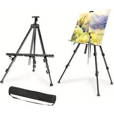 Easels on sale Temu Adjustable Height Metal Art Easel 20-63