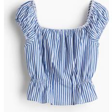 H&M Lyhyt Pusero Raidallinen - Sininen/Raidallinen