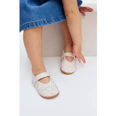 Läder Ballerinaskor Barnskor H&M Baby Ballerinaskor - Vit/Blommig
