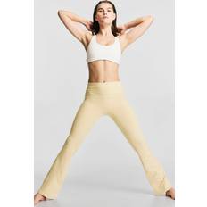 Stretch Leggings H&M Dam Utsvängda Träningsleggings SoftMove - Ljusgul