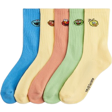 H&M Socks With Intarsia Motif 5-pack - Yellow/Sesame Street (1101327015)