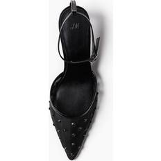 H&M Strassprydda Slingbacks I Mesh - Svart