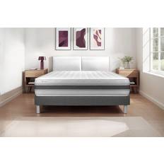 Lits et Matelas VITALIT Ensemble Mousse Mémoire Forme 140x190 cm Gris Matelas en Polyéther