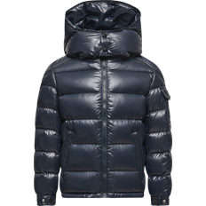 Moncler New Maya Hooded Down Jacket - Blue