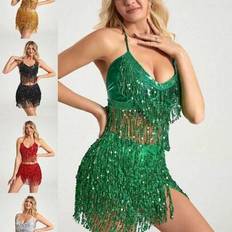 Shein New Belly Dance Costumes Sequins Tassels