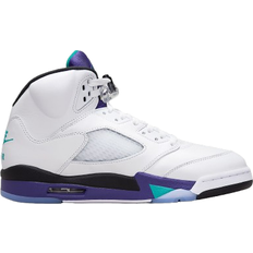 Jordan 11 retro Nike Air Jordan 5 Retro M - White/Grape Ice/Black/New Emerald