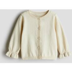 H&M Trøjer Børnetøj H&M Baby Cardigan I Bomuld - Beige