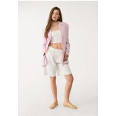 Pink Blazers Stradivarius Flowing Oversize Blazer - Pastel Pink