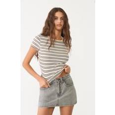 Grey Skirts Stradivarius D62 Denim Skort - Light Grey