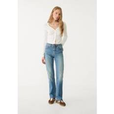 Raka Jeans Vintagetvätt - Blå