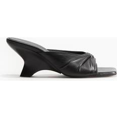 Helga Thong Wedge Sandal - Black