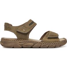 Josef Seibel Brenda 08 Women's Dual Touch Fastening Leather Sandals - Tan