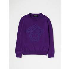 Purple Knitted Sweaters Children's Clothing Versace Sweater Kids - Violet