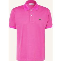 Pink Polo Shirts Lacoste Classic Fit L12.12 Short Sleeve Polo Shirt - Pink