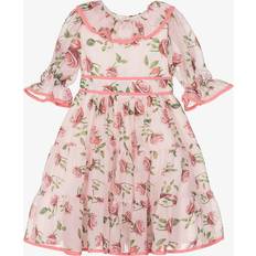 Patachou Girls Pink Floral Dress - Girls