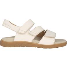 Ara Dam Sandaler Ara Läder Off White Läder Dam Sandal - Beige