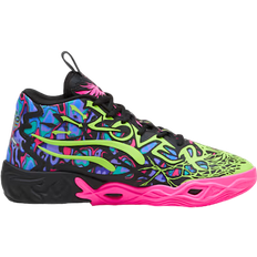 Dame - Multifarvet Basketballsko Puma MB.04 Heem Basketball Shoes - Black
