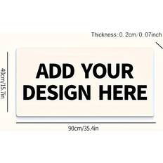 Temu Customizable Non-slip Rubber Mouse Pad