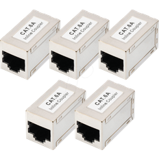 Data- & Nettverksuttak Digitus Nettverkkopler RJ-45 Hunn Til Hunn CAT 6a