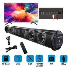 Soundbars & Home Cinema Systems Shein 20W TV Sound Bar Subwoofer