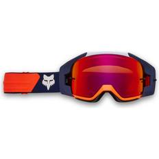 Motorcycle Goggles Fox Vue Core Vivid Motocross Goggles - Fluo Orange/Navy