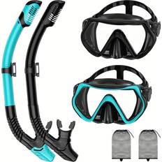 Vuxen Snorkelset Temu 2pcs Adult Swimming And Snorkel Set